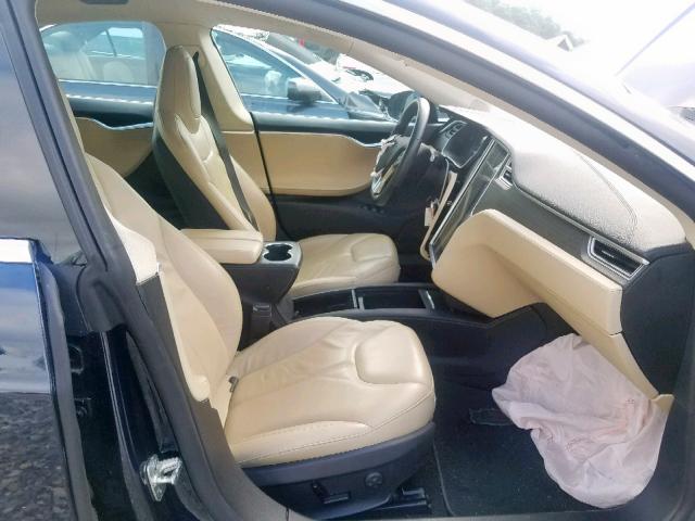 5YJSA1H12EFP52347 - 2014 TESLA MODEL S Mavi foto 5