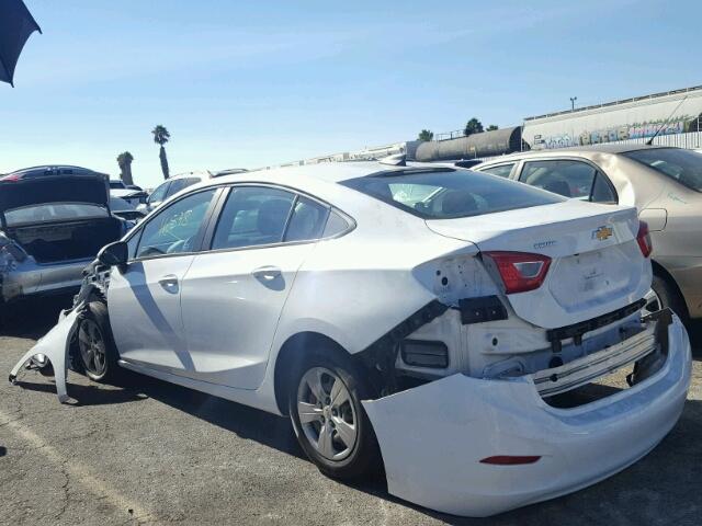 1G1BC5SM4G7277869 - 2016 CHEVROLET CRUZE WHITE photo 3