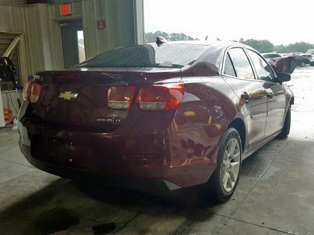 1G11C5SAXGF115302 - 2016 CHEVROLET MALIBU LIM MAROON photo 4