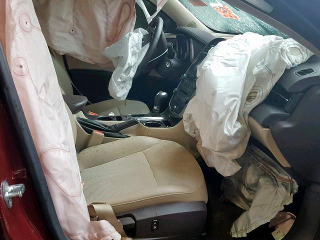 1G11C5SAXGF115302 - 2016 CHEVROLET MALIBU LIM MAROON photo 5