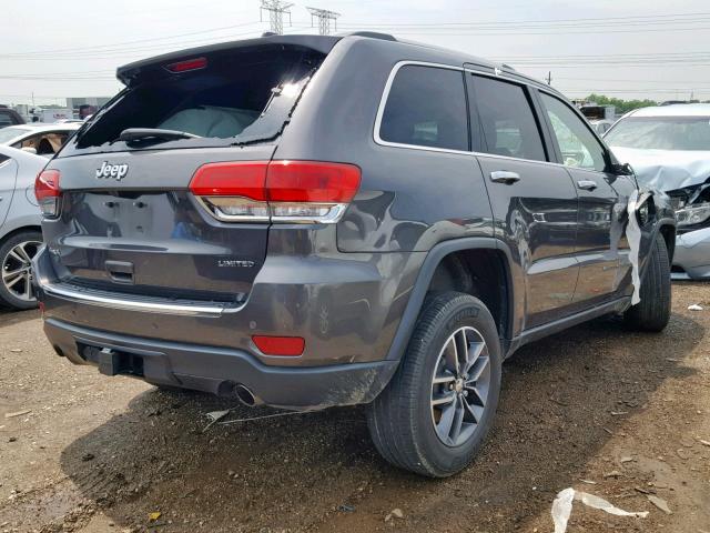 1C4RJFBT6HC911538 - 2017 JEEP GRAND CHER GRAY photo 4