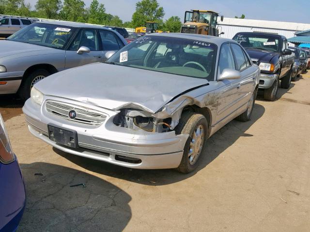 2G4WB55K321187233 - 2002 BUICK REGAL LS SILVER photo 2