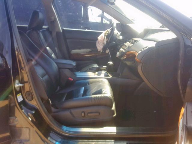 1HGCP2F80BA014562 - 2011 HONDA ACCORD EXL BLACK photo 5