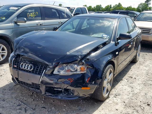 WAUDH78E58A079333 - 2008 AUDI A4 3.2 QUA BLACK photo 2