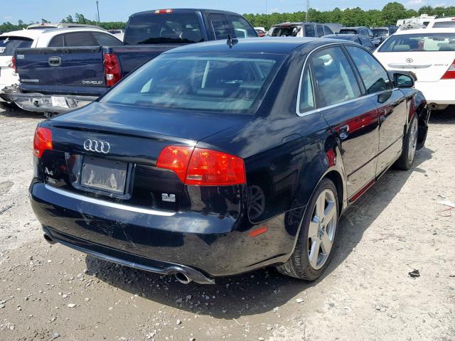 WAUDH78E58A079333 - 2008 AUDI A4 3.2 QUA BLACK photo 4