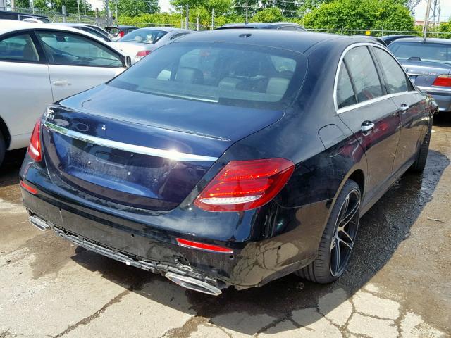 WDDZF4KB4HA159840 - 2017 MERCEDES-BENZ E 300 4MAT BLACK photo 4