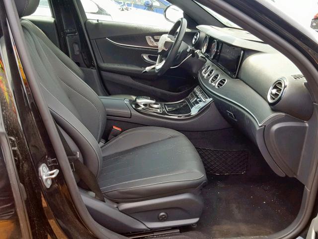 WDDZF4KB4HA159840 - 2017 MERCEDES-BENZ E 300 4MAT BLACK photo 5