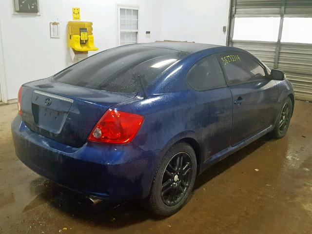 JTKDE177250011139 - 2005 TOYOTA SCION TC ლურჯი ფოტო 4