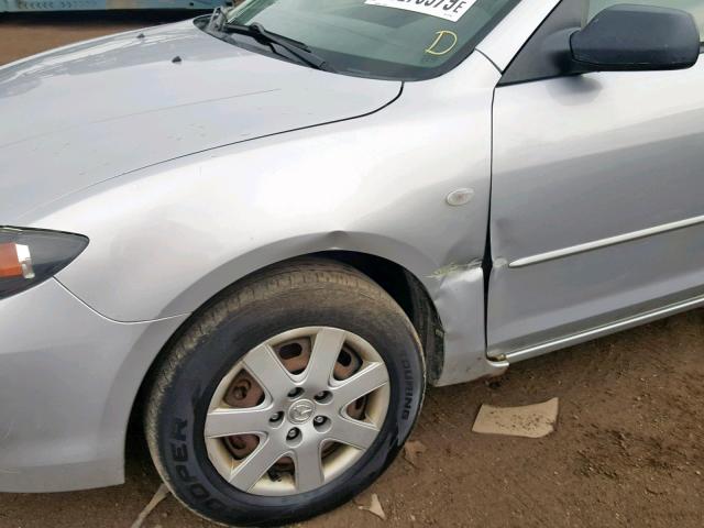 JM1BK12F971641663 - 2007 MAZDA 3 I SILVER photo 9