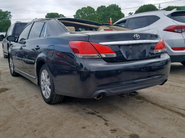 4T1BK3DB5BU431473 - 2011 TOYOTA AVALON BAS BLACK photo 3