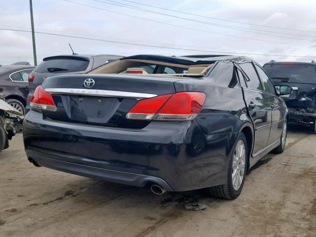 4T1BK3DB5BU431473 - 2011 TOYOTA AVALON BAS BLACK photo 4