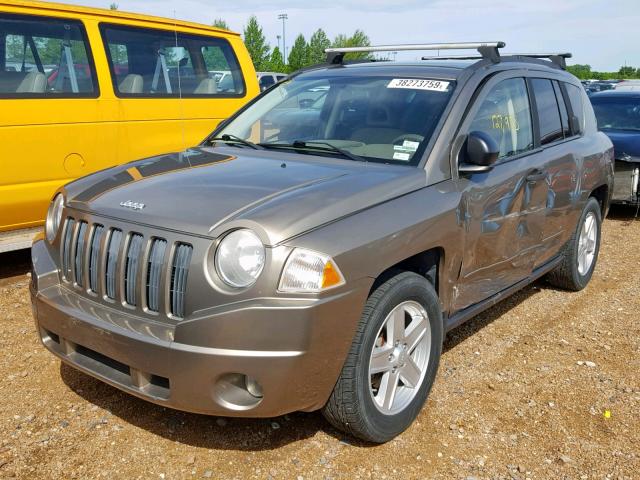 1J8FT47W88D735289 - 2008 JEEP COMPASS SP Қоңыр фото 2