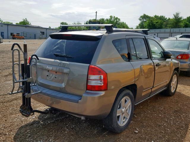 1J8FT47W88D735289 - 2008 JEEP COMPASS SP Қоңыр фото 4