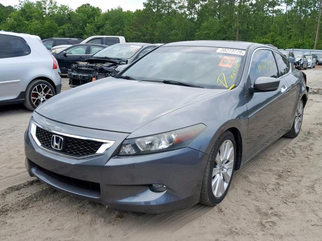 1HGCS218X9A010745 - 2009 HONDA ACCORD EXL GRAY photo 2