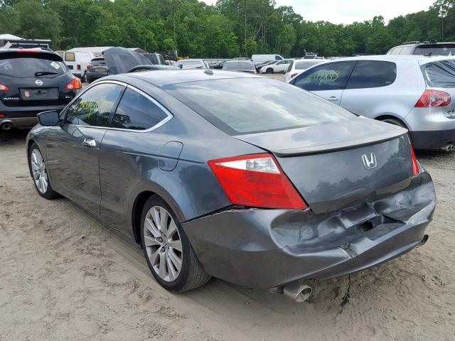 1HGCS218X9A010745 - 2009 HONDA ACCORD EXL GRAY photo 3