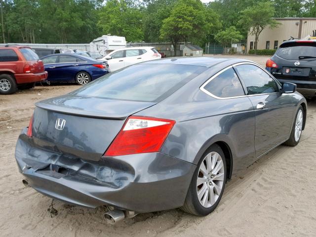 1HGCS218X9A010745 - 2009 HONDA ACCORD EXL GRAY photo 4