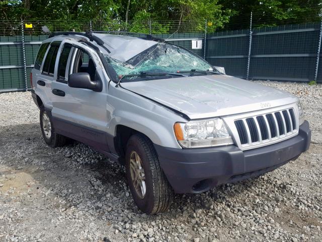 1J4GW48SX4C348168 - 2004 JEEP GRAND CHER SILVER photo 1