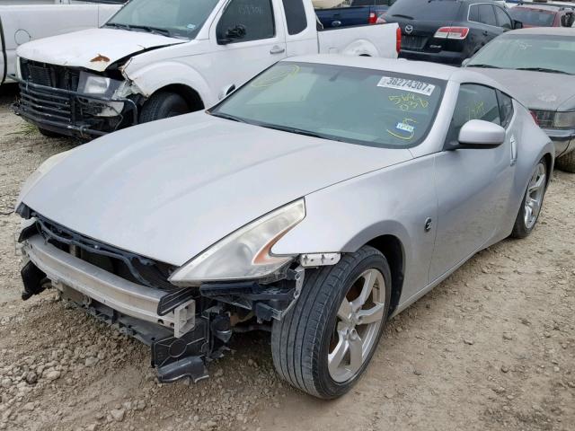 JN1AZ4EH4CM564038 - 2012 NISSAN 370Z SILVER photo 2