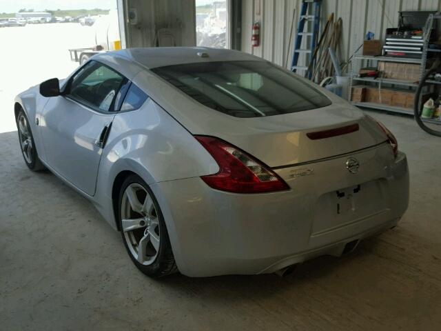 JN1AZ4EH4CM564038 - 2012 NISSAN 370Z SILVER photo 3