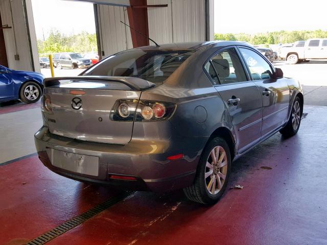 JM1BK12G771654209 - 2007 MAZDA 3 I GRAY photo 4