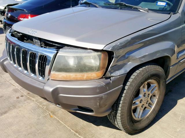 1J4GW48S81C538899 - 2001 JEEP GRAND CHER TAN photo 9