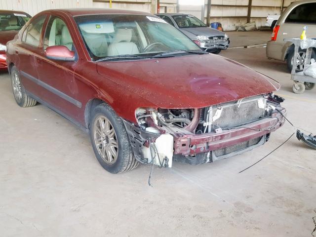 YV1RS61T332260361 - 2003 VOLVO S60 BURGUNDY photo 1