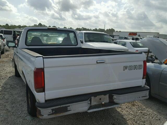 1FTEF15N0TNA05673 - 1996 FORD F150 WHITE photo 3