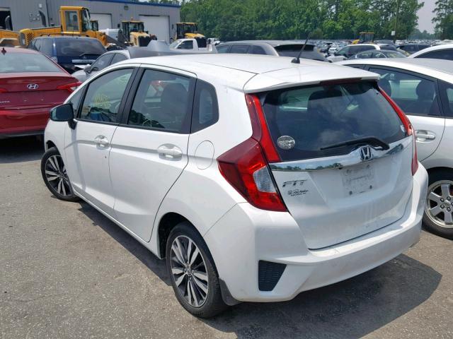 3HGGK5G78HM707284 - 2017 HONDA FIT EX WHITE photo 3