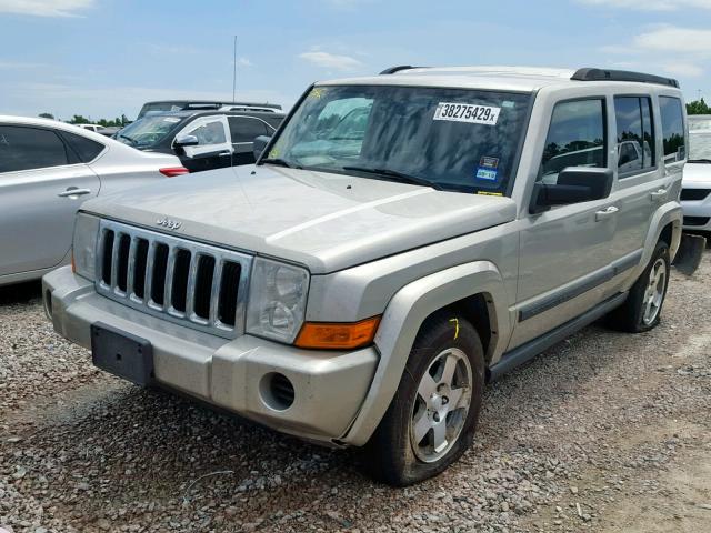 1J8HH48K69C500371 - 2009 JEEP COMMANDER GRAY photo 2