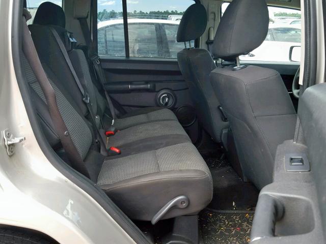 1J8HH48K69C500371 - 2009 JEEP COMMANDER GRAY photo 6