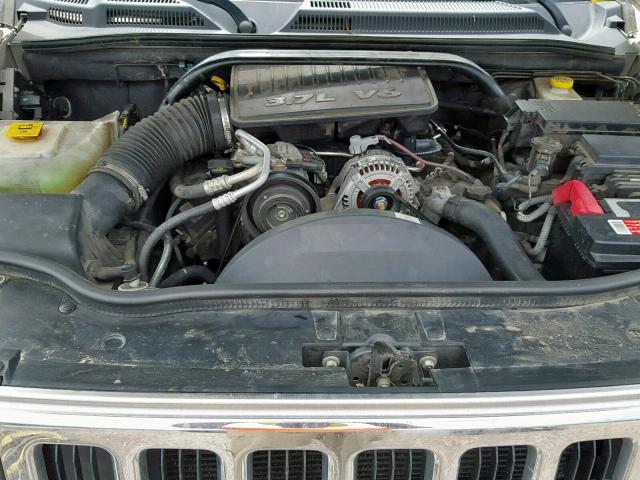 1J8HH48K69C500371 - 2009 JEEP COMMANDER GRAY photo 7