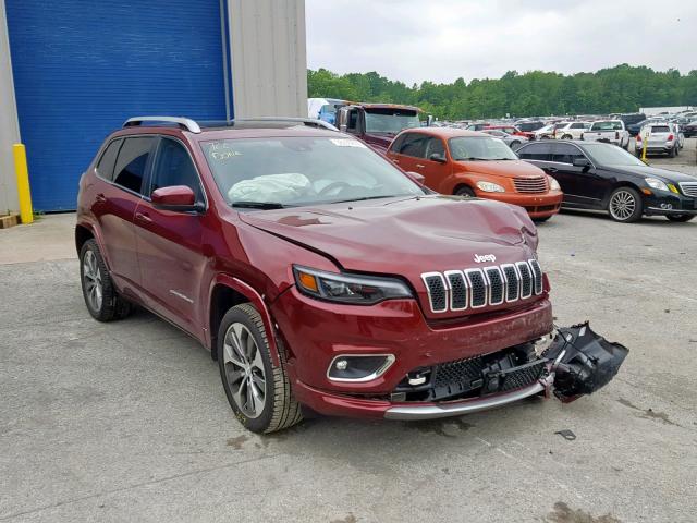 1C4PJMJX4KD304720 - 2019 JEEP CHEROKEE O RED photo 1