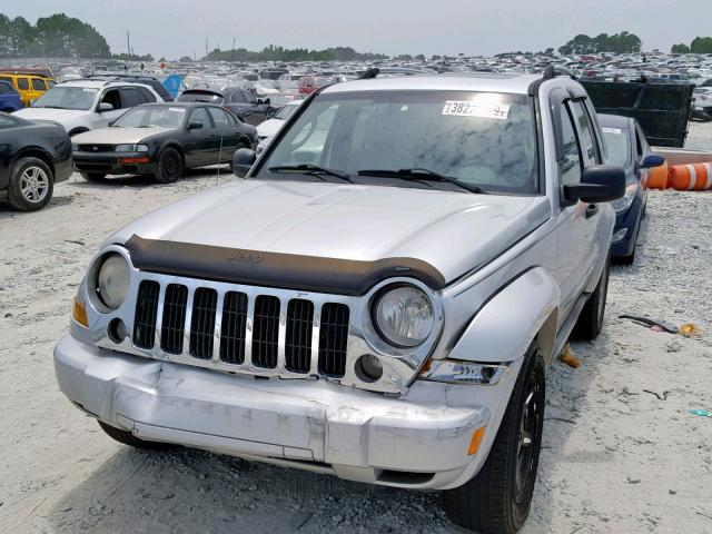 1J4GK58K95W600123 - 2005 JEEP LIBERTY LI SILVER photo 2