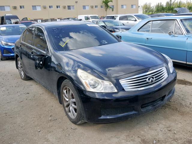 JNKCV61F29M053923 - 2009 INFINITI G37 BLACK photo 1