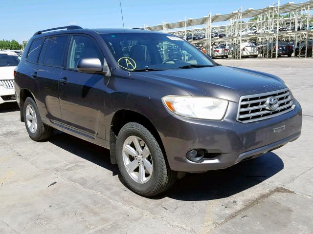 JTEES41A982036621 - 2008 TOYOTA HIGHLANDER GRAY photo 1