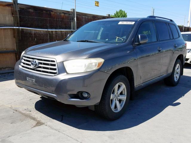 JTEES41A982036621 - 2008 TOYOTA HIGHLANDER GRAY photo 2