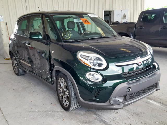 ZFBCFADH2EZ017356 - 2014 FIAT 500L TREKK GREEN photo 1