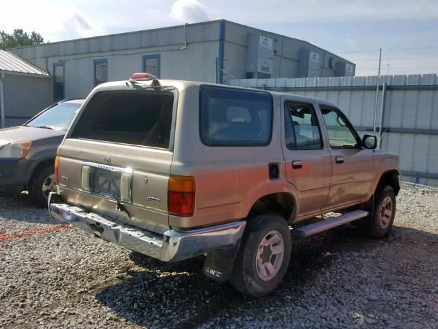 JT3RN37W2R0015489 - 1994 TOYOTA 4RUNNER RN GOLD photo 4