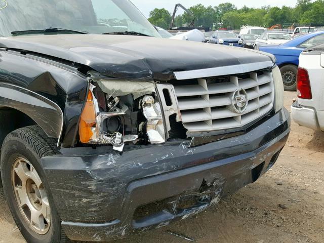 1GYEK63N92R100648 - 2002 CADILLAC ESCALADE L BLACK photo 9