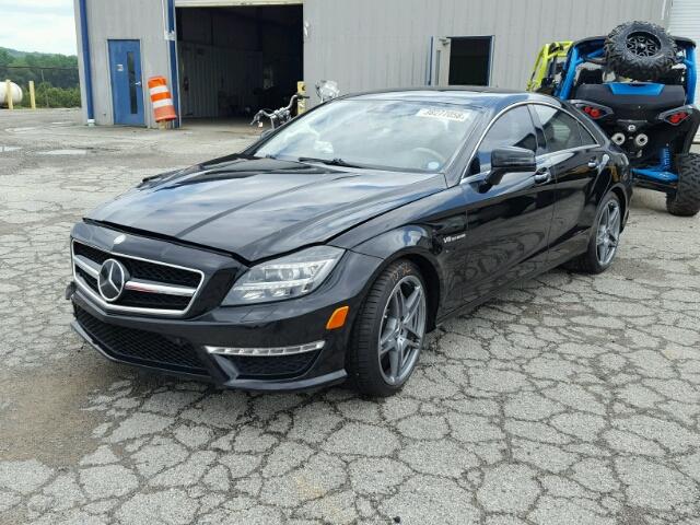 WDDLJ7EB5CA013229 - 2012 MERCEDES-BENZ CLS 63 AMG BLACK photo 2