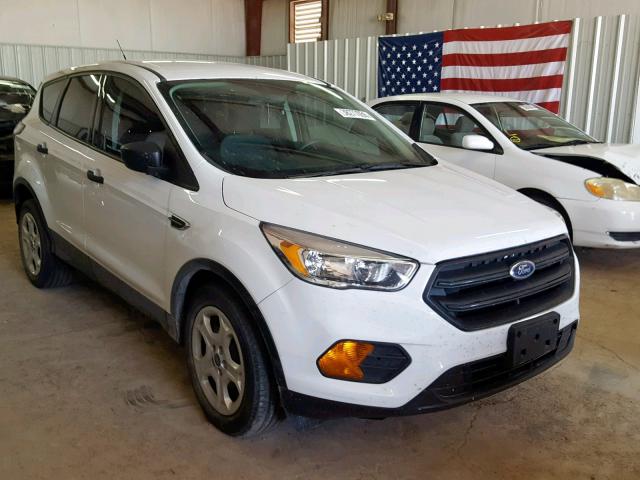 1FMCU0F70HUA80776 - 2017 FORD ESCAPE S WHITE photo 1