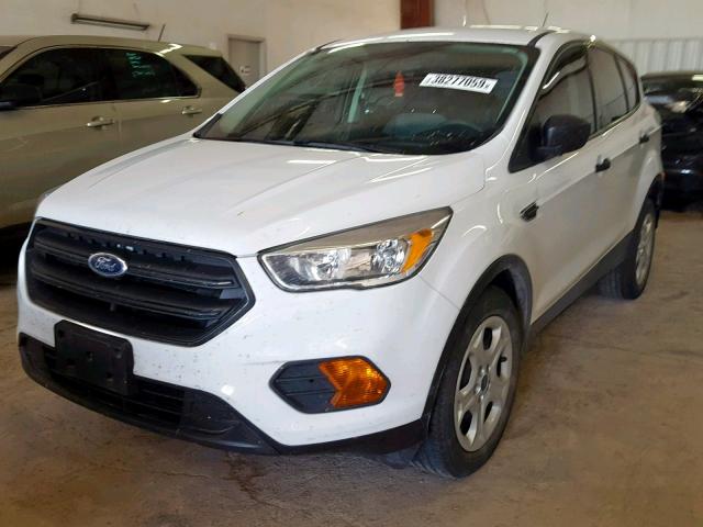 1FMCU0F70HUA80776 - 2017 FORD ESCAPE S WHITE photo 2