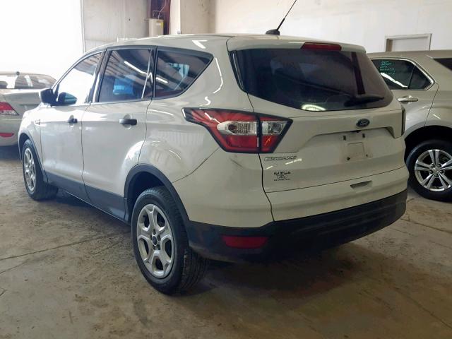 1FMCU0F70HUA80776 - 2017 FORD ESCAPE S WHITE photo 3