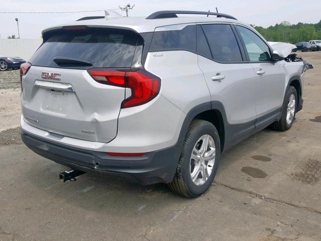 3GKALTEV4JL137677 - 2018 GMC TERRAIN SL GRAY photo 4