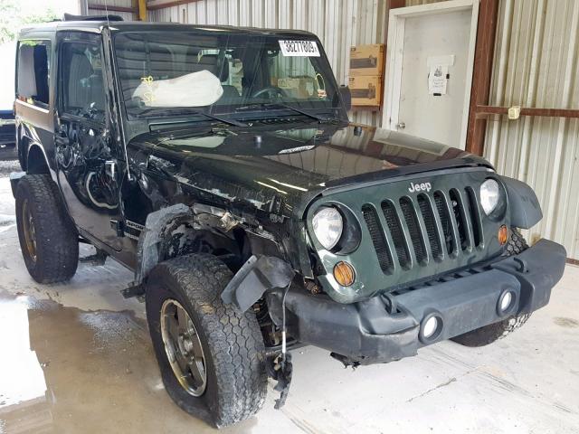 1C4AJWAGXCL109584 - 2012 JEEP WRANGLER S GREEN photo 1