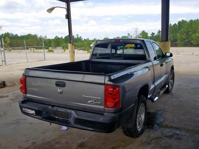 1D7CE3BK2AS145891 - 2010 DODGE DAKOTA SXT GRAY photo 4