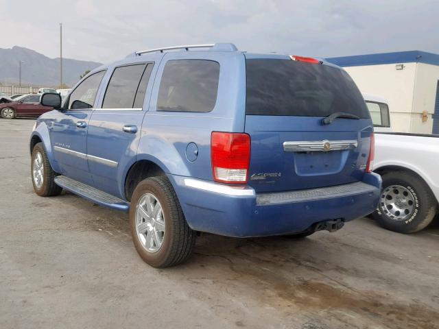 1A8HW58268F142987 - 2008 CHRYSLER ASPEN LIMI BLUE photo 3