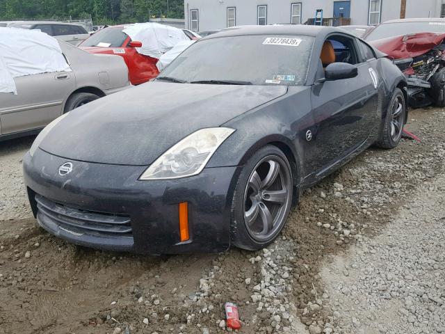 JN1BZ34D98M701236 - 2008 NISSAN 350Z COUPE BLACK photo 2