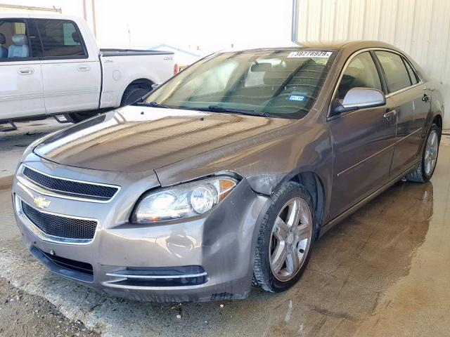 1G1ZC5E04A4126742 - 2010 CHEVROLET MALIBU 1LT GRAY photo 2