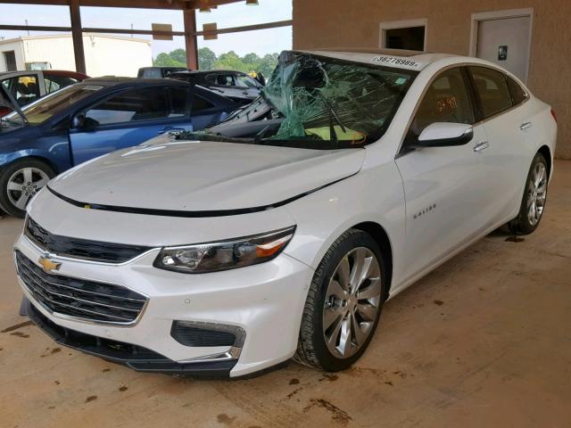 1G1ZH5SX2HF147557 - 2017 CHEVROLET MALIBU PRE WHITE photo 2